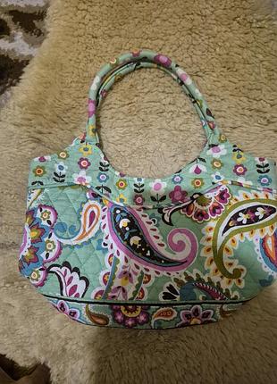 Стьобана текстильна сумка vera bradley 5