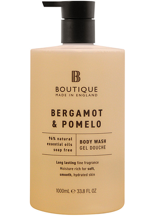 Гель для душу bergamot&pomelo boutique, 1000 мл