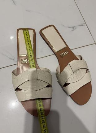 Шлепанцы zara босоножки 2