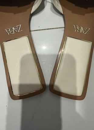 Шлепанцы zara босоножки 4