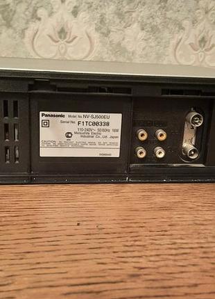 Видеомагнитофон panasonic nv-sj500 4