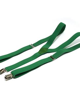 Вузькі зелені підтяжки gofin 2,5 см pbp-4665