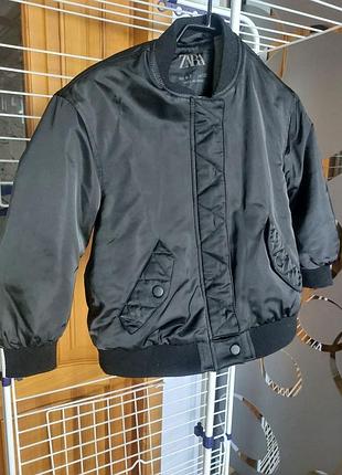 Курточка бомбер для девочки zara 120 рост 3