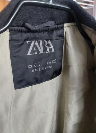 Курточка бомбер для девочки zara 120 рост 4