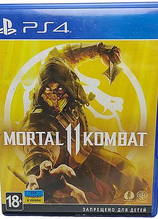 Игра для приставок компьютера б/у mortal kombat 11 (ps4)