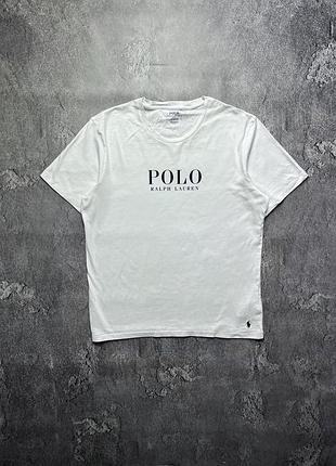 Vintage винтажная футболка polo ralph lauren поло ральф лаурен big pony size m