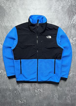 Vintage винтажная флисовая куртка the north face big logo outdoor аутдор size m
