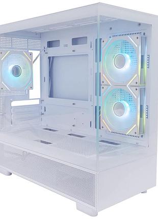 Корпус для пк 1stplayer mi5-wh-2fc7r-w-1fc7-w white без блока питания