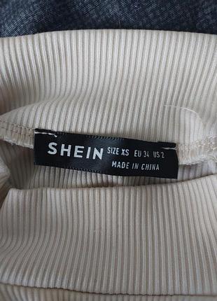 Топ у рубчик shein xs 3