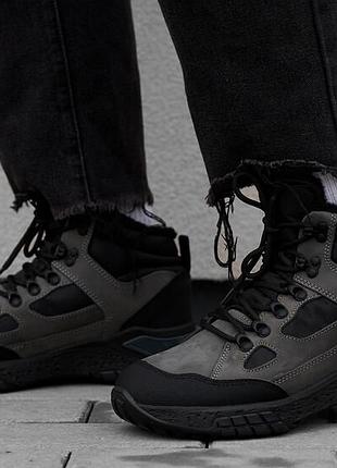 Універсальні чоловічі кросівки staff black & gray