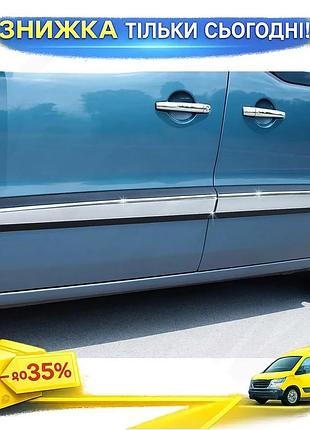 Дверні молдинги omsaline для citroen berlingo 2008-2018 хромовані накладки на двері з нержавіючої сталі ku-22