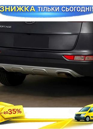 Задние накладки libao для kia sportage 2015-2019 пластиковые обвесы для тюнинга заднего бампера защиты а ku-22