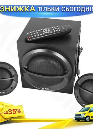 Компьютерные акустические колонки fd a111 plus черные 2.1 системы для пк и ноутбука мощные колонки ku-22