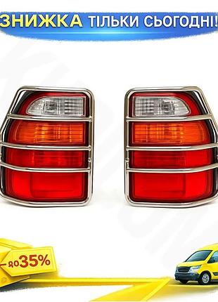 Захист задніх ліхтарів toyota land cruiser 100 libao хром накладки 2 шт. ku-22