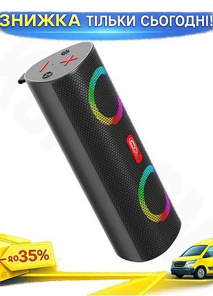 Ku портативна акустика xo universal fit чорна bluetooth колонка 10w для музики та відтворення аудіо uni2l_k