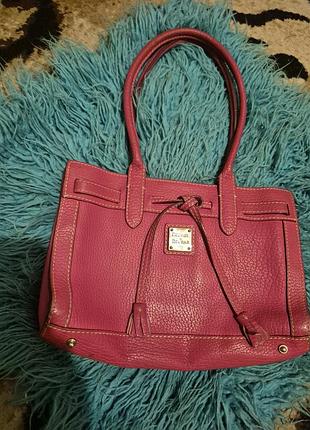 Шикарная кожаная сумка dooney &amp; bourke