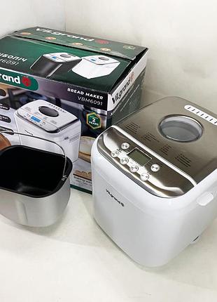 Хлебопечка vilgrand vbm6091 white 2