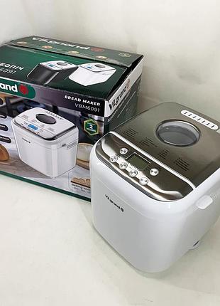 Хлебопечка vilgrand vbm6091 white 5