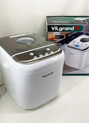 Хлебопечка vilgrand vbm6091 white 10