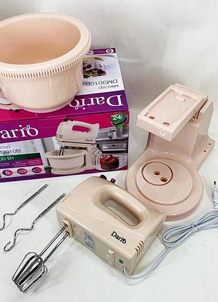 Миксер с чашей dario dm3010b 300вт 2