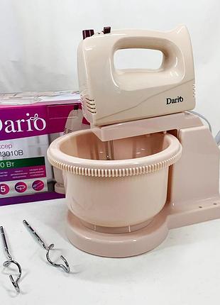 Миксер с чашей dario dm3010b 300вт 3
