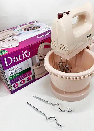 Миксер с чашей dario dm3010b 300вт 5