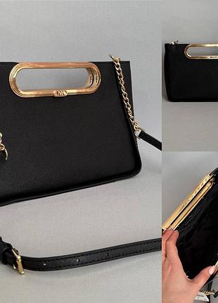 Чорна сумка michael kors chelsea bag оригінал