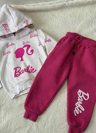 Утеплений дитячий костюм barbie 💕