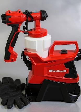 Профессиональный электрический краскораспылитель 700вт einhell (германия), маленький краскопульт для покраски авто, rfe