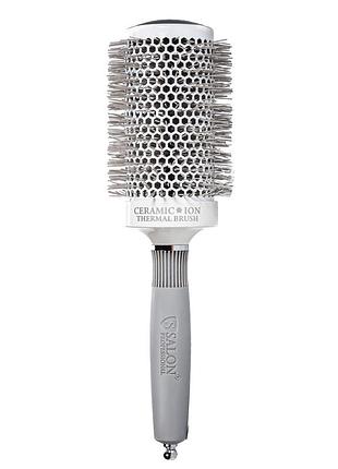 Брашинг керамічний антистатичний круглий термостійкий salon professional ceramic & ionic d-43 мм 43 nci daily skin care