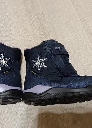 Зимові термо-черевики ecco urban mini з gore-tex, р. 24