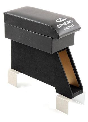 Подлокотник chery amulet с логотипом черный