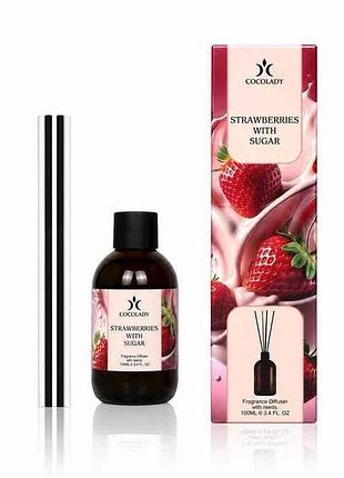 Діфузор для оселі strawberries with sugar 100мл тм cocolady