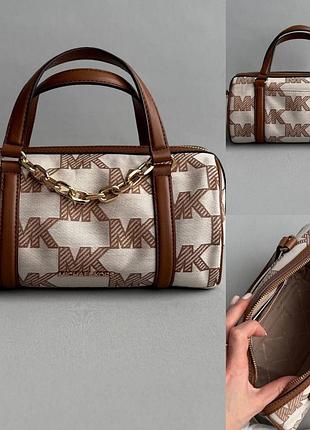 Сумка michael kors у стильній формі bowling bag  оригінал