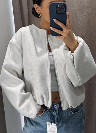 Шикарний бомбер пальто zara нова колекція оригінал іспанія, зара