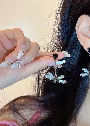 Серьги бабка бабочка 9