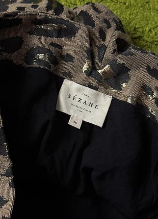 Брюки в принт sezane 5