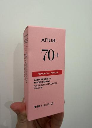Сироватка anua peach 70 niacin serum (30 мл)