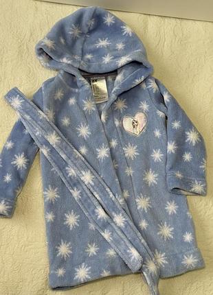 Дитячий флісовий халат h&m frozen ❄️💙
