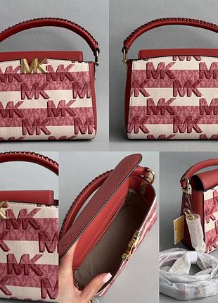 Сумка michael kors karlie small logo satchel оригінал