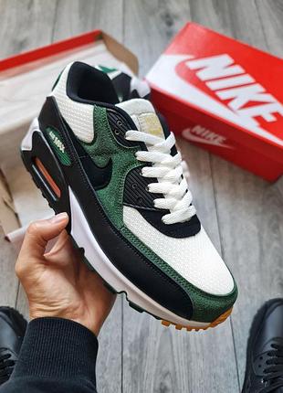 Мужские кроссовки nike air max 90 gorge green