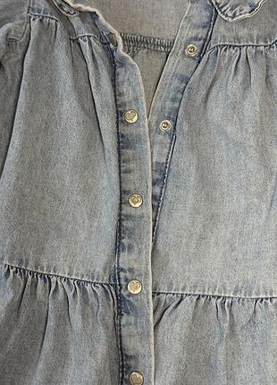 Дитяча джинсова сукня primark 💙 4
