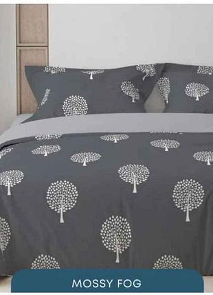 Комплект постільної білизни 1,5-х сп happy sleep mossy fog, 50x70 тм теп