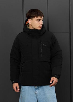 Молодежная зимняя куртка staff holt black