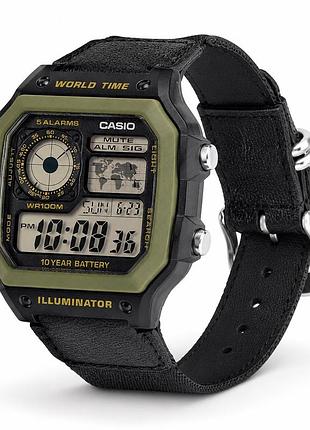 Мужские часы casio ae-1200whb-1b