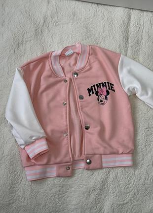 Дитячий бомбер shein minnie mouse 🩷