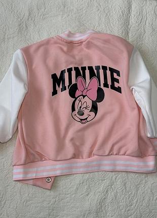 Дитячий бомбер shein minnie mouse 🩷 3