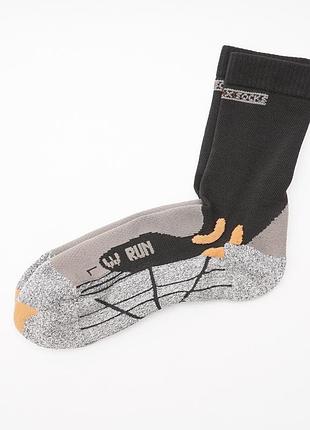Зимові бігові шкарпетки x-socks winter run silver розмір 39-41 unisex компресійні термошкарпетки