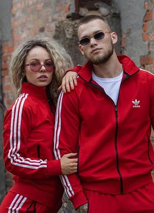Кофта adidas червона xxl