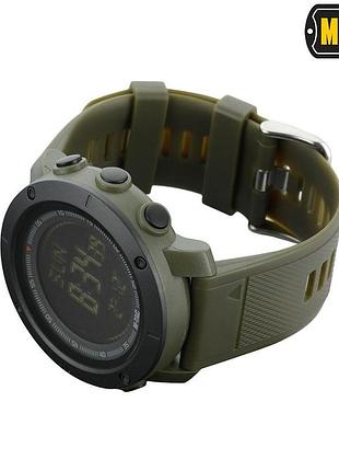 Тактичний годинник для військових m-tac з компасом 2095 army green